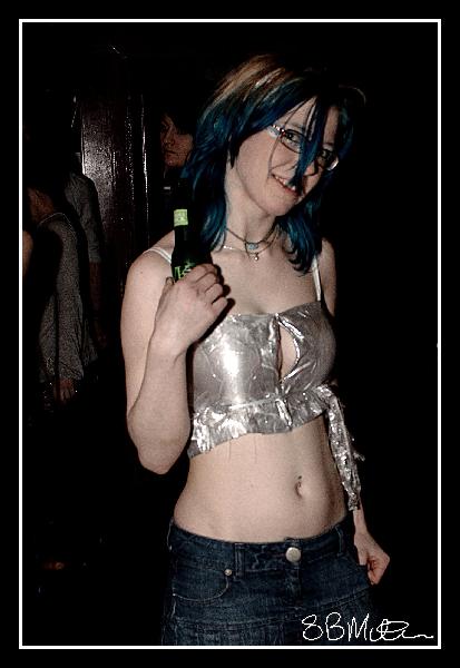 Blue Hair: Photograph by Steve Milner